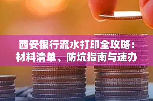 西安银行流水打印全攻略:材料清单、防坑指南与速办技巧