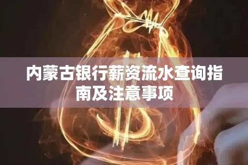 内蒙古银行薪资流水查询指南及注意事项