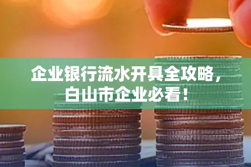 企业银行流水开具全攻略,白山市企业必看!