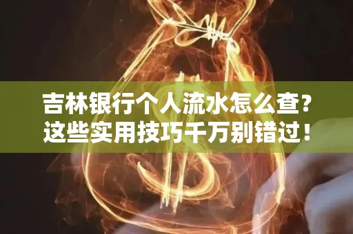 吉林银行个人流水怎么查?这些实用技巧千万别错过!