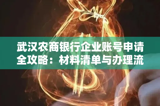 武汉农商银行企业账号申请全攻略:材料清单与办理流程详解