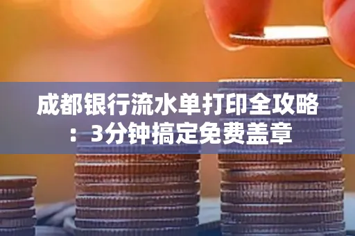 成都银行流水单打印全攻略:3分钟搞定免费盖章