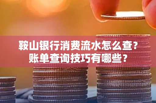 鞍山银行消费流水怎么查?账单查询技巧有哪些?