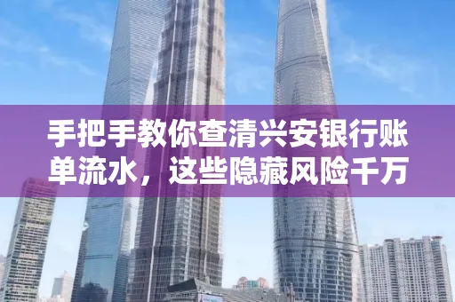 手把手教你查清兴安银行账单流水,这些隐藏风险千万注意!