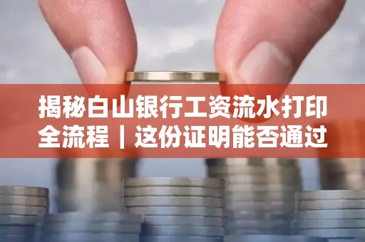 揭秘白山银行工资流水打印全流程|这份证明能否通过审核?