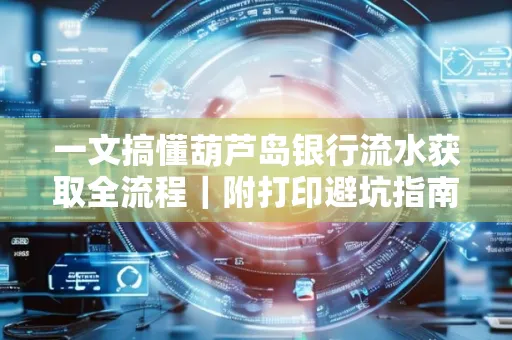 一文搞懂葫芦岛银行流水获取全流程｜附打印避坑指南