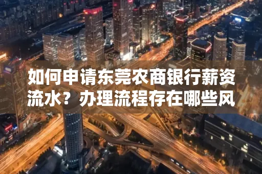 如何申请东莞农商银行薪资流水？办理流程存在哪些风险？