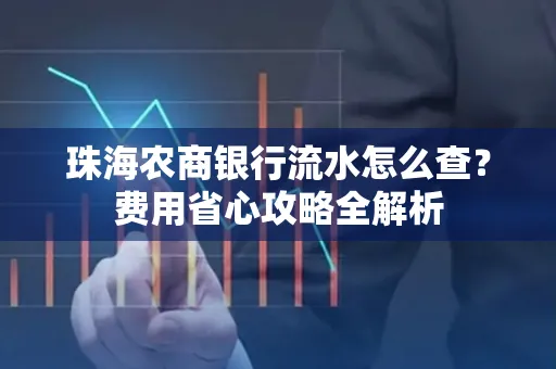 珠海农商银行流水怎么查？费用省心攻略全解析
