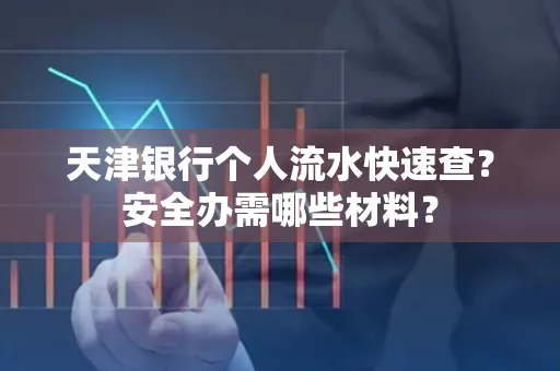 天津银行个人流水快速查？安全办需哪些材料？
