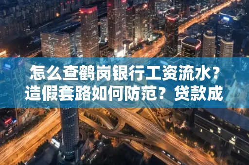 怎么查鹤岗银行工资流水?造假套路如何防范?贷款成功率翻倍攻略