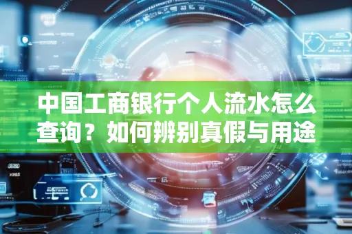 中国工商银行个人流水怎么查询?如何辨别真假与用途?