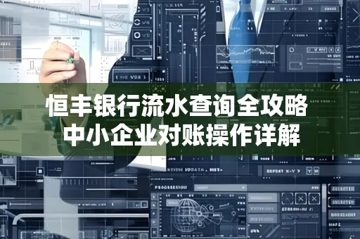 恒丰银行流水查询全攻略 中小企业对账操作详解