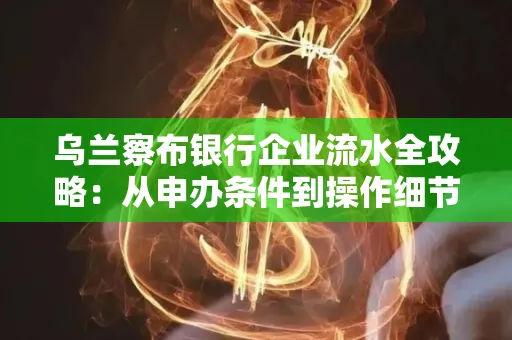 乌兰察布银行企业流水全攻略:从申办条件到操作细节,一文读懂